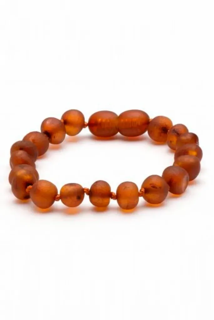 Louloúdi Amber armband cognac 14cm gepolijst
