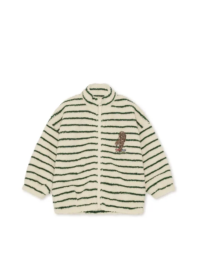 Konges Sløjd Jody teddy jas erba stripe gerecycled