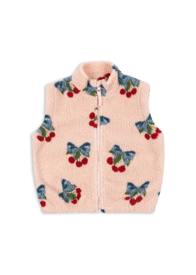 Konges Sløjd Jody Teddy bodywarmer amarena rose