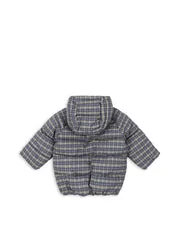 Konges Sløjd Nuka Deux pufferjack laurel blue check waterdicht