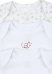 Konges Sløjd Fio romper tuli coeur 3-pack bio