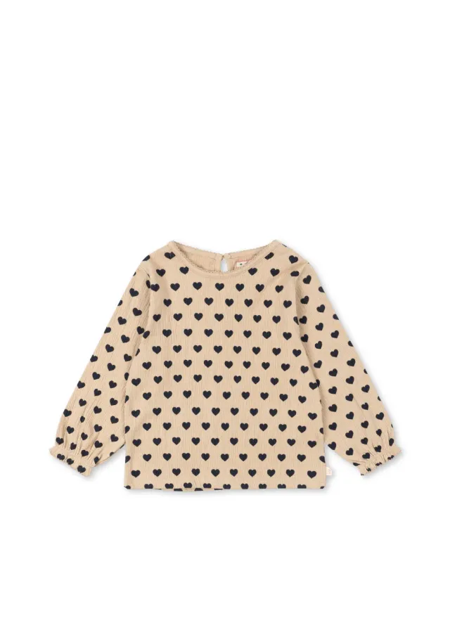 Konges Sløjd Chleo Shirt blouse coeur eclipse biokatoen