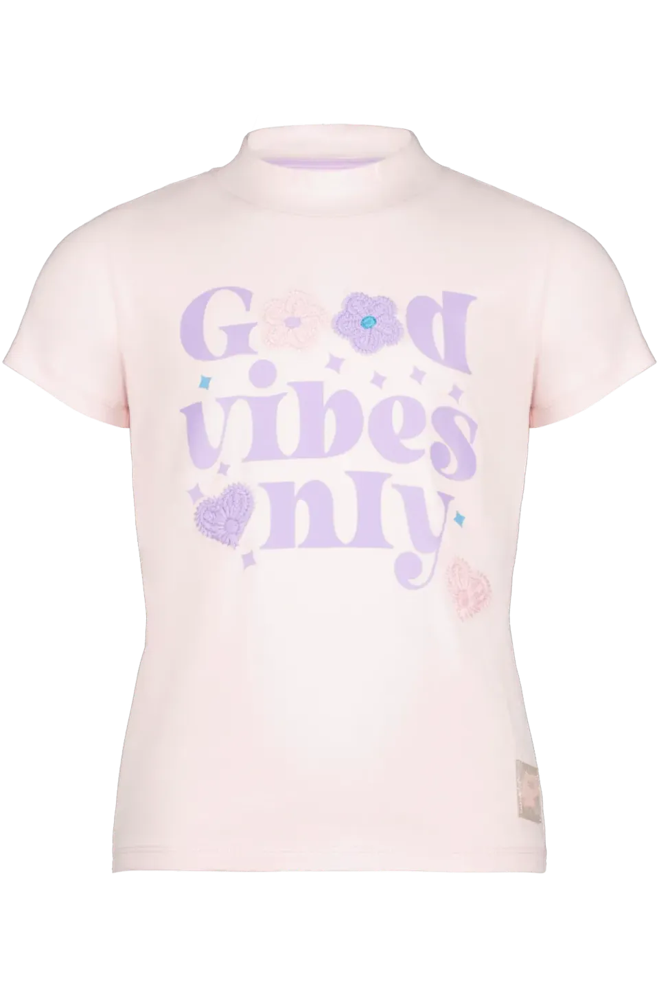 4President Ginny T-shirt Icy Pink meisjes katoen