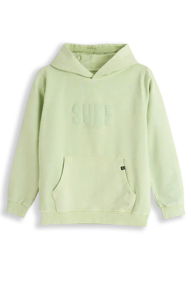 4President Ruben jongens hoodie pastelgroen surfprint