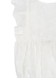 Konges Sløjd Lacey Romper broderie optic white katoen