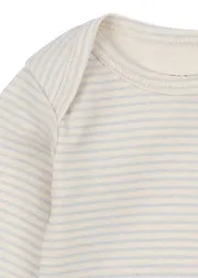 Konges Sløjd Fio romper tea stripe gray dawn biokatoen