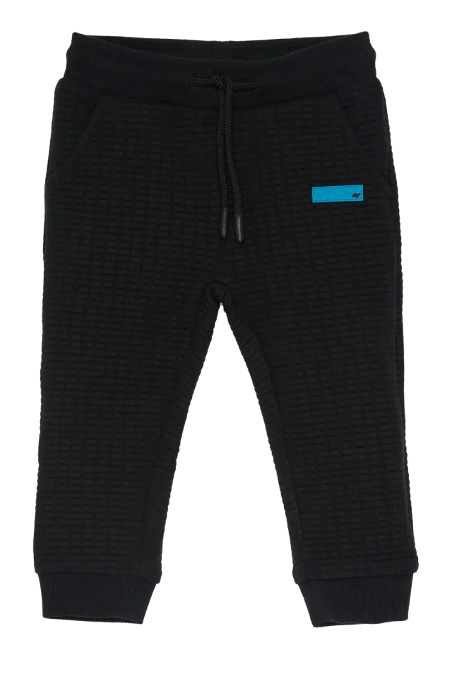 4PRESIDENT Ben Joggingbroek Black met zakken