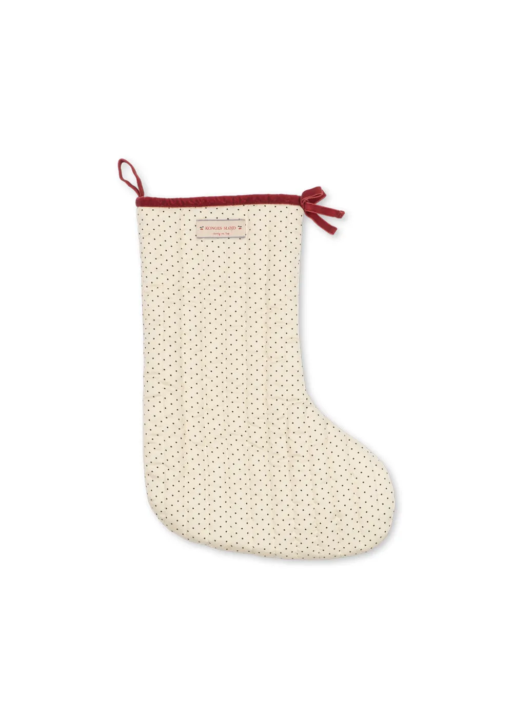 Konges Sløjd Kerstsok Cherry Kers Rood 44 cm