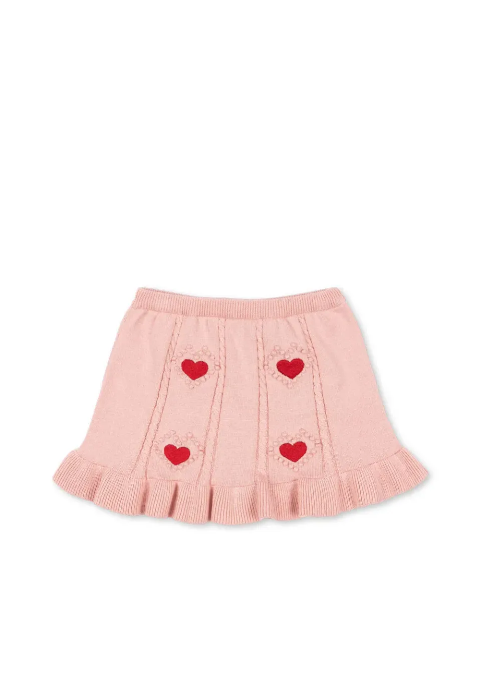 Konges Sløjd Soleil rok silver pink biokatoen