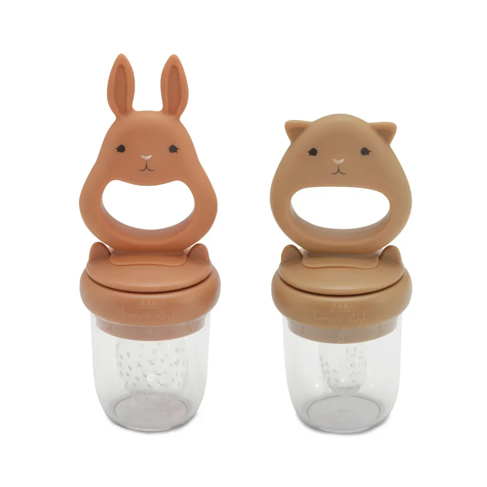 Konges Sløjd Fruitspeen almond terracotta silicone