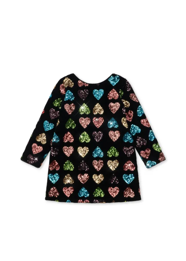 Konges Sløjd Cuore jurk amour sequin velours