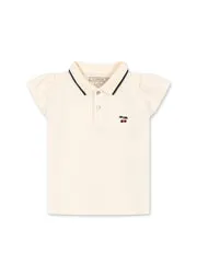 Konges Sløjd Florita poloshirt antique white katoen