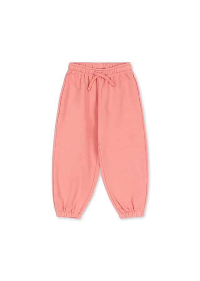 Konges Sløjd Lou sweatbroek peach blossom biokatoen