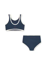 Konges Sløjd Manon bikini dress blue kersen
