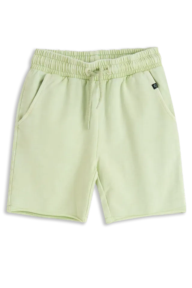 4PRESIDENT Rick Pastel green short jogging katoen