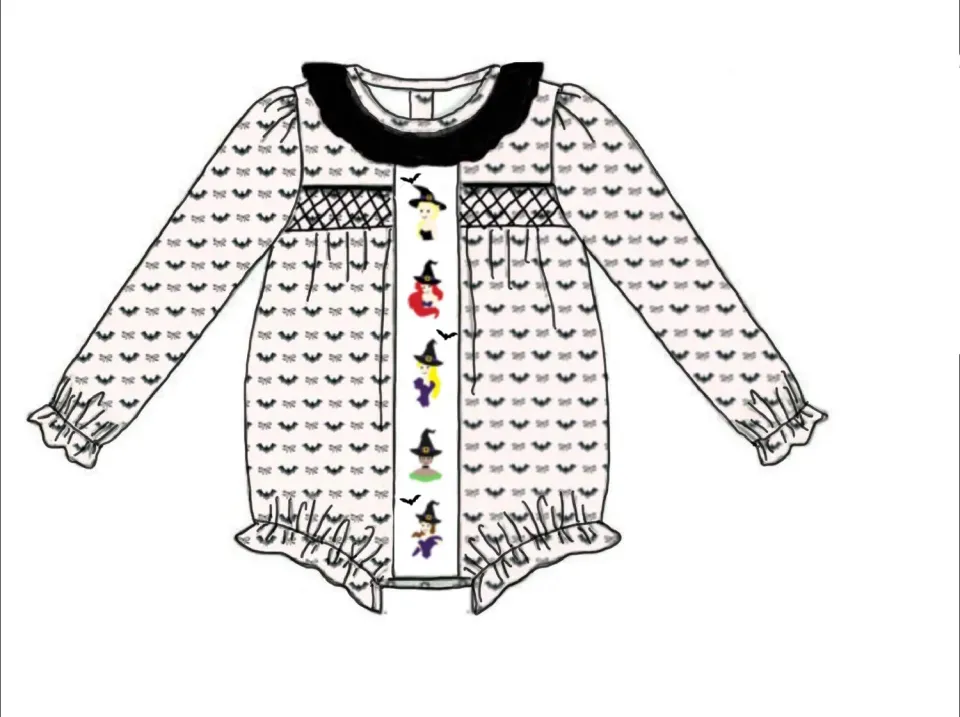 Busy Bee Smocks Princess & Heroes bubble 12M tricot