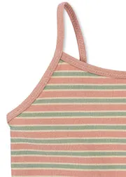 Konges Sløjd Bowwow badpak blush stripe met strik
