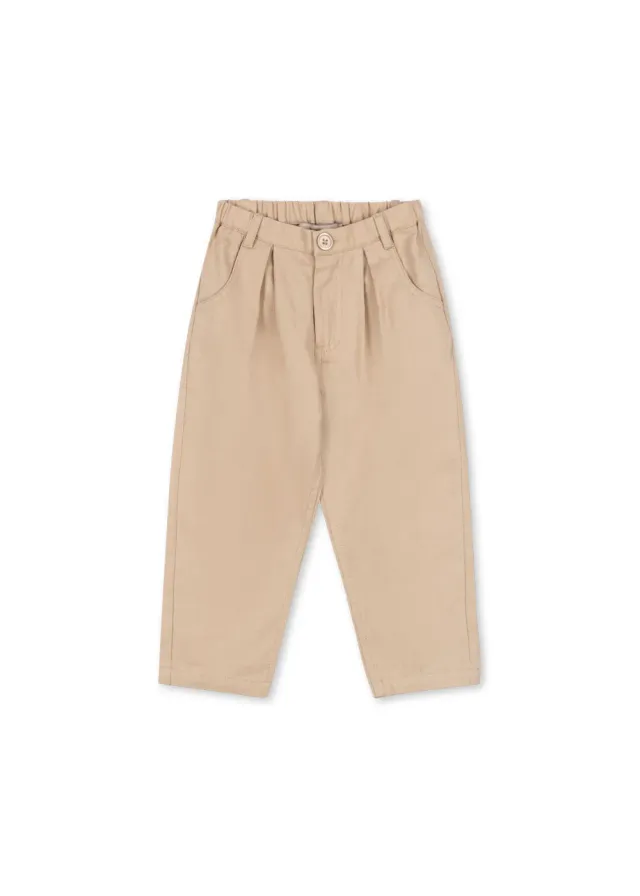 Konges Sløjd Frankie broek oxford tan biokatoen