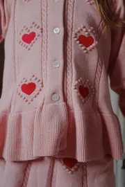Konges Sløjd Soleil vestje silver pink biokatoen