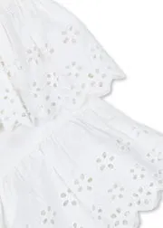 Konges Sløjd Evelina Jurk Bright White Biokatoen GOTS