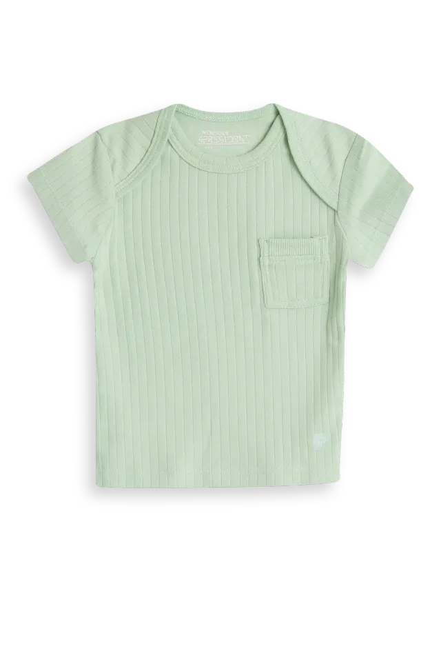 4President Mick t-shirt groen katoen baby