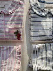 Konges Sløjd Pio pyjama indigo butter stripe 2-delig