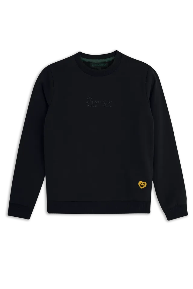 4PRESIDENT Aniek sweater black katoen