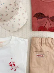 Konges Sløjd Itty Set kledingset canyon rose bio