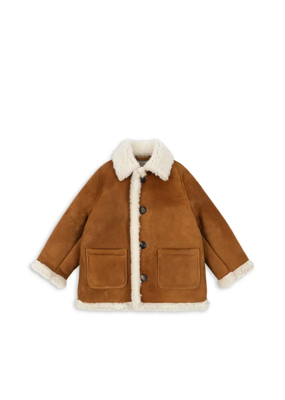 Konges Sløjd Bonne shearling jas cognac – lamssuède