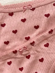 Konges Sløjd Minnie ondergoedset amour rouge biokatoen