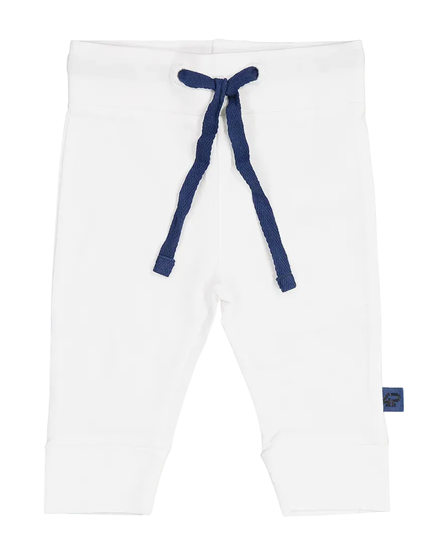 4PRESIDENT Jamie White babybroek wit katoen