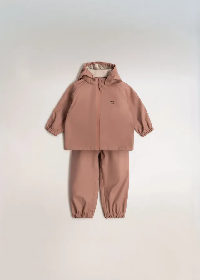 Konges Sløjd Plainy regenset cameo brown waterdicht