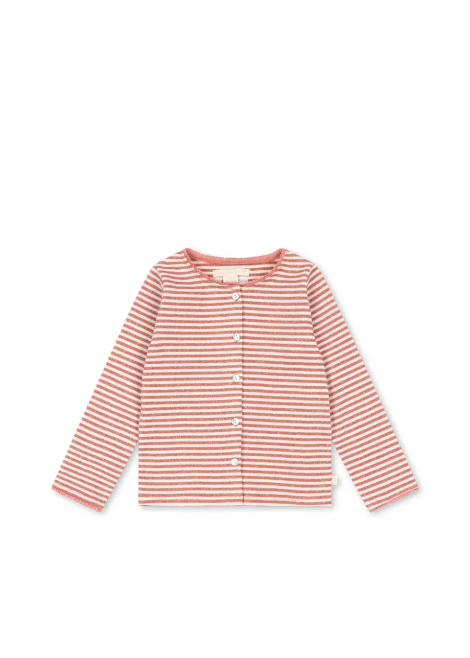 Konges Sløjd Roli cardigan rose cream stripe lurex