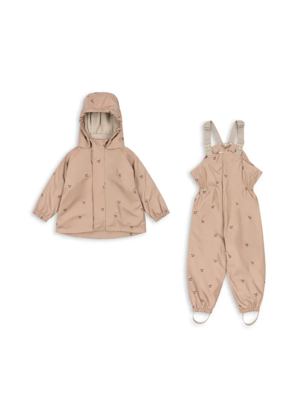 Konges Sløjd Rainy Palme regenset cherry fleece 10000mm