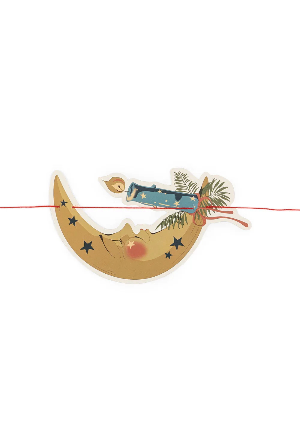 Konges Sløjd kerstdecoratie set multi papier 3-delig