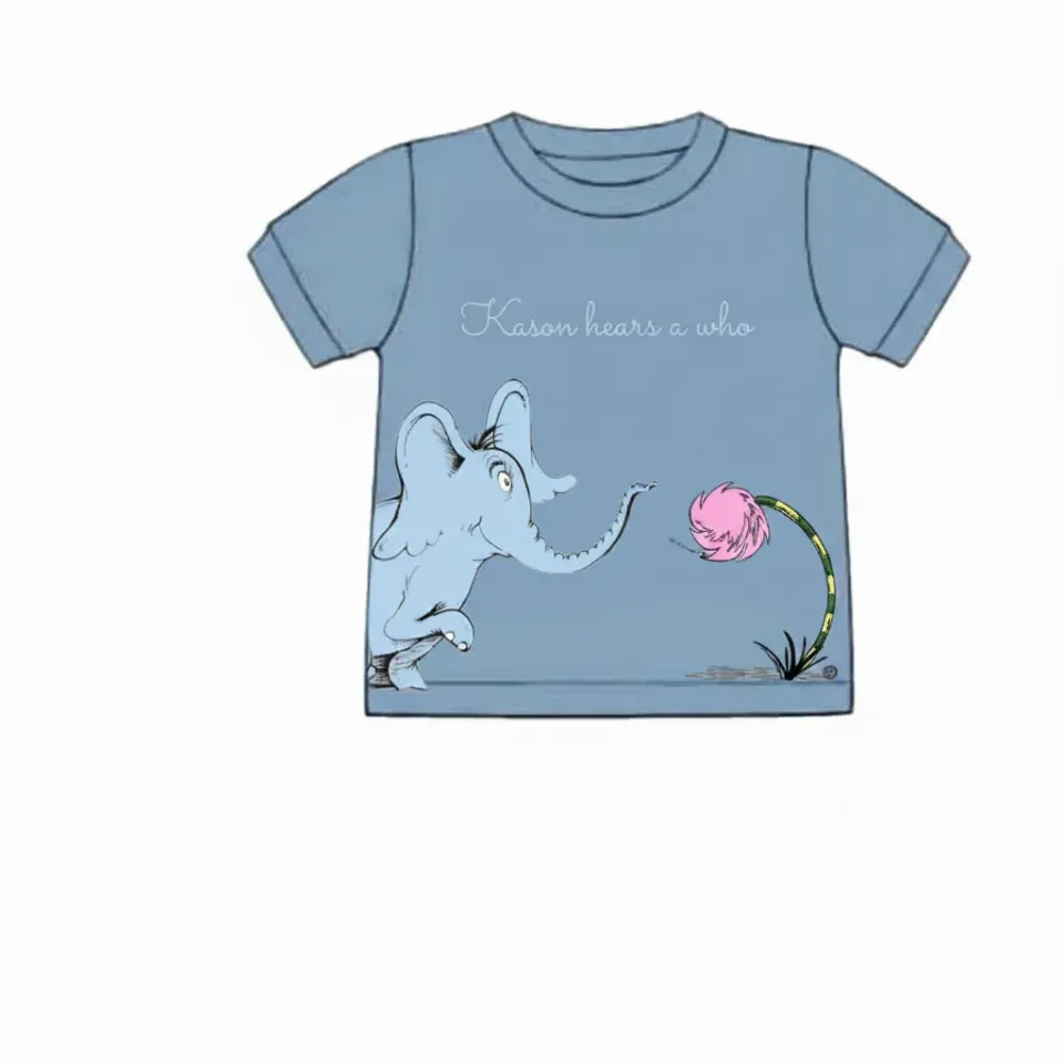 Busy Bee Smocks Book Elephant Shirt 7 Olifant