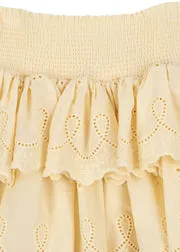 Konges Sløjd Posey Smock rok cloud cream katoen