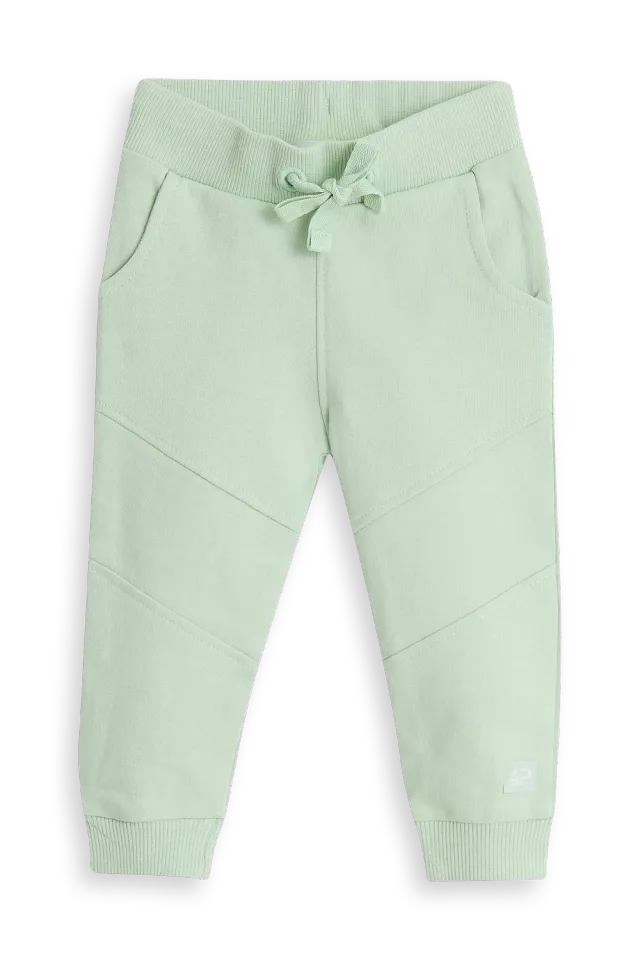 4PRESIDENT Mels Silt green joggingbroek groen katoen