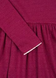 Konges Sløjd Roli Jurk sangria lurex katoen