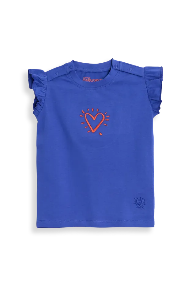 4PRESIDENT Ciara top Dazzling blue meisjes mouwloos