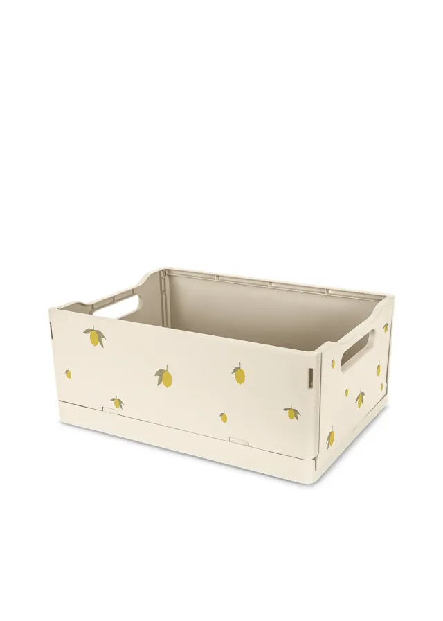 Konges Sløjd opbergdozen lemon 2-pack kunststof