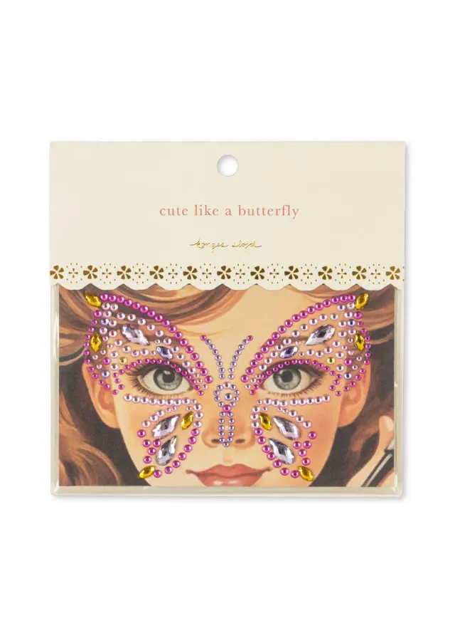Konges Sløjd Butterfly face jewels multi stickers