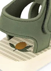 Konges Sløjd Sable sandalen olivine klittenband