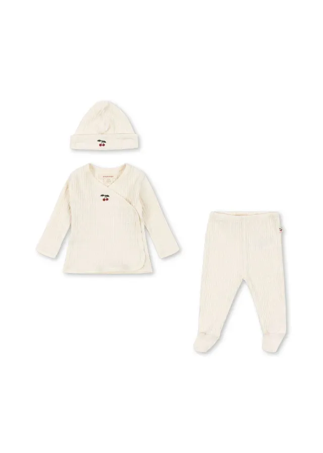 Konges Sløjd Nia Baby Set Cherry Kraamcadeau 3-Delig