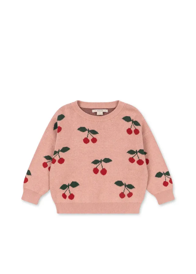Konges Sløjd Lapis Blouse kindertrui cherry glitter