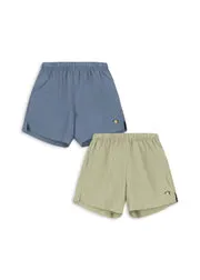 Konges Sløjd Pomio Zwemshorts 2-pack tea flint stone recycled