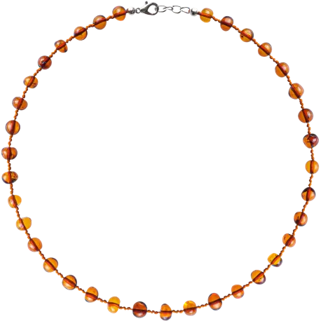 Louloúdi Amber damesketting barnsteen 45-50 cm