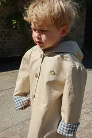 Konges Sløjd trenchcoat oxford tan katoen