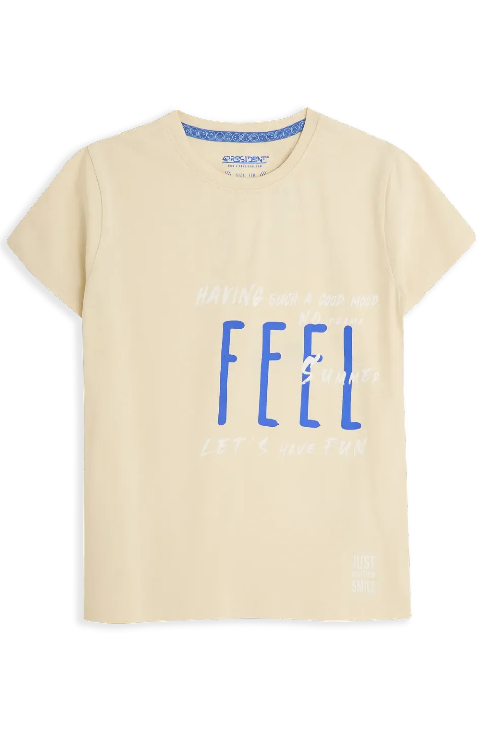 4President Peter T-shirt zand feel summer jongens