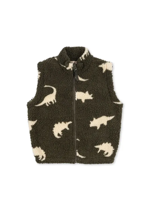 Konges Sløjd Jody Teddy Vest Dino Silhouette Warm